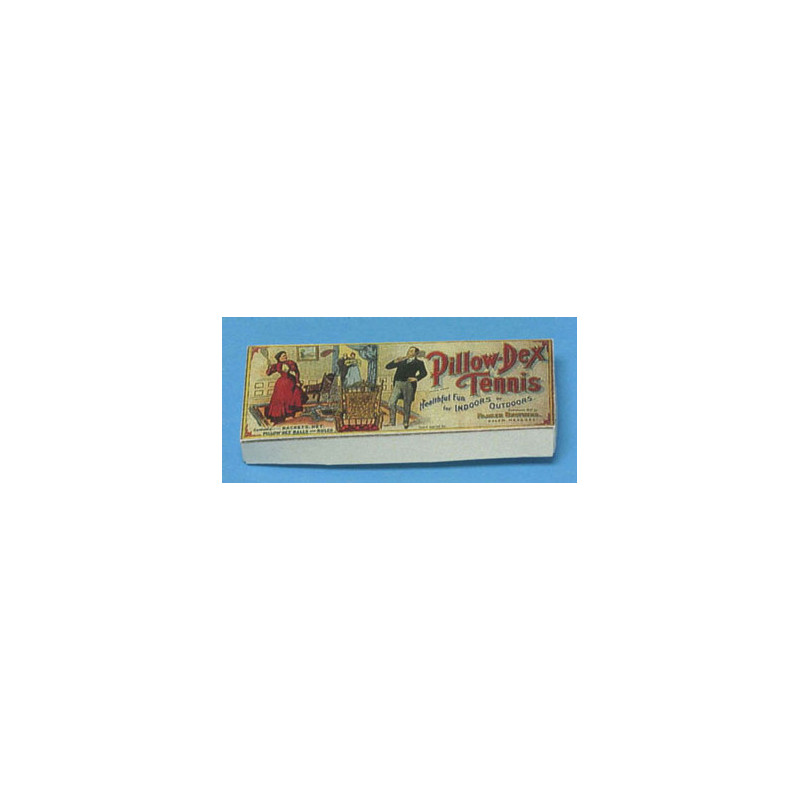 PILLOWDEX TENNIS GAME BOX-ANTIQUE REPROD
