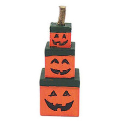 Stacked Jack O Lantern Boxes