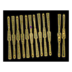 BRASS FAN STICKS W/2 GUARDS 12PCS.