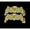 BRASS ORNATE PURSE CLASP 1SET