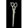 SILVER BARBER SCISSORS/WORKING