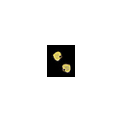 BRASS SMALL HEART 2PCS.