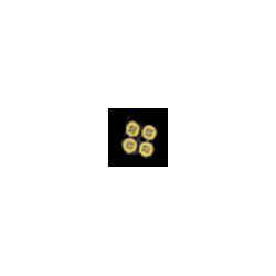 BRASS SMALL PLAIN BUTTONS 4PCS.