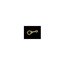 BRASS SINGLE EYEGLASS FRAME