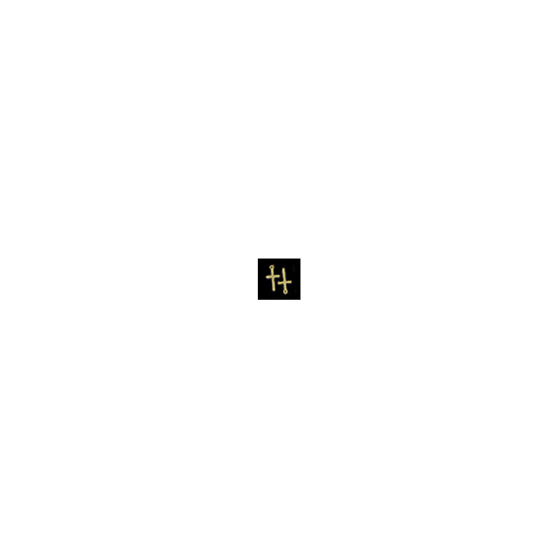 BRASS PLAIN CROSS 2PCS.