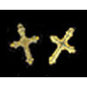BRASS ORNATE CROSS 2PCS.