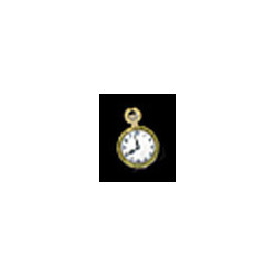 BRASS ENGRAVED POCKET WATCH