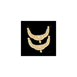 BRASS ENGRAVED PURSE CLASPS 1 SET