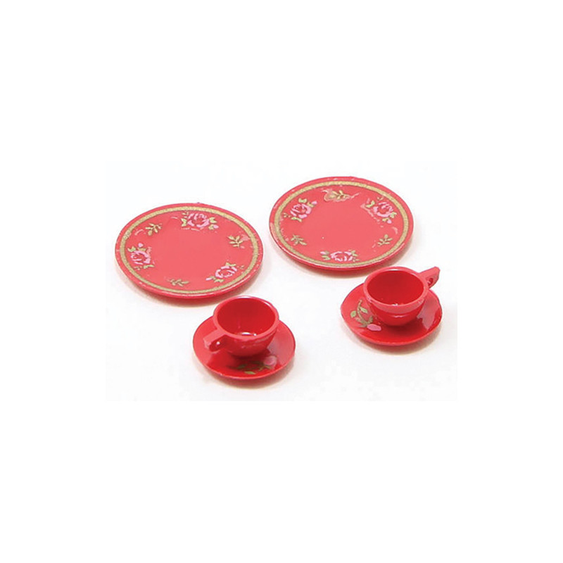 DINNERWARE SET-RED