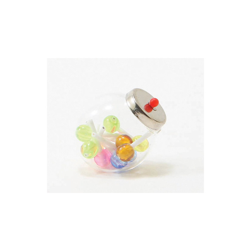 GLASS LOLLIPOP JAR