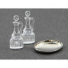 OIL & VINEGAR CRUETS, 2/PCS