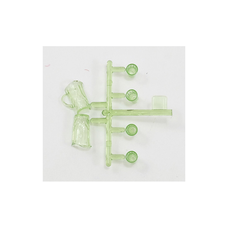 GREEN PITCHER W/4 TUMBLERS, KIT