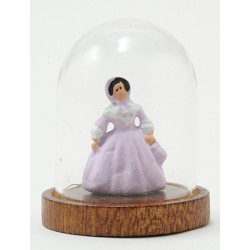 FIGURINE UNDER GLASS DOME
