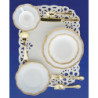 1 PLACE TABLE SETTING-GOLD TRIM