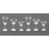 STEMWARE, CLEAR PLAIN, 6/PC