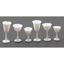 STEMWARE, WHITE, 6/PC
