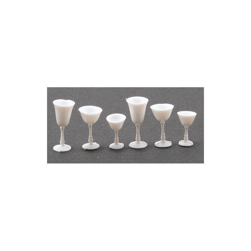 STEMWARE, WHITE, 6/PC
