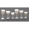 STEMWARE, WHITE, 6/PC