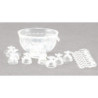 8 PIECE PUNCH BOWL SERVICE, CRYSTAL