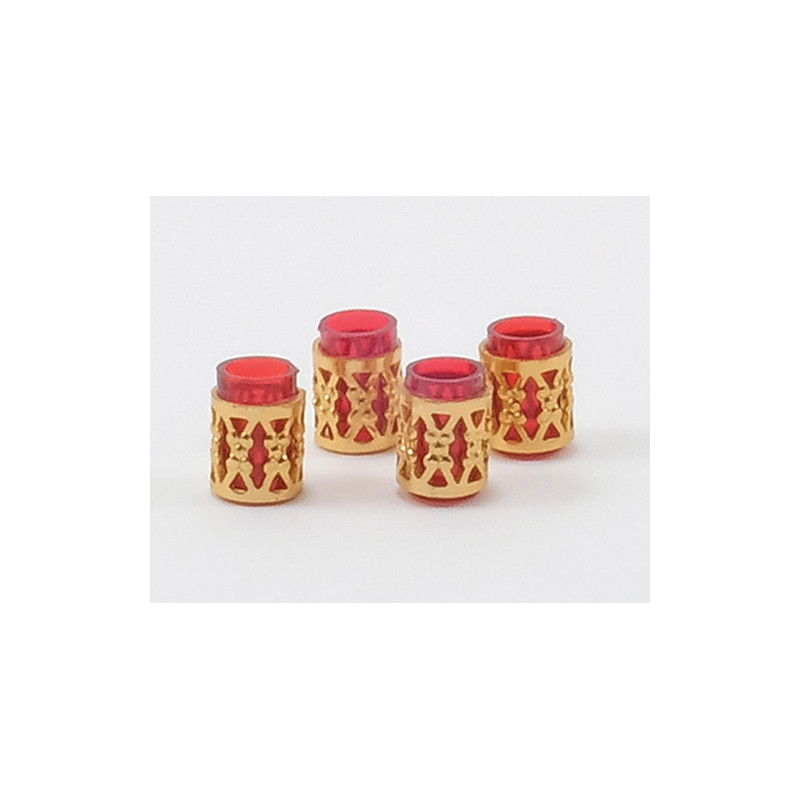 TUMBLER W/FILAGREE, 4/PC