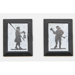 TOWN CRIER/LAMPLIGHTER SILHOUETTES