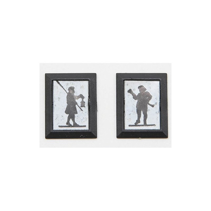 TOWN CRIER/LAMPLIGHTER SILHOUETTES