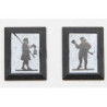 TOWN CRIER/LAMPLIGHTER SILHOUETTES