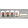 CANNISTER SET, PINK FLORAL