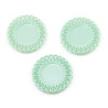 LACE-EDGED PLATES, 3PC, JADITE