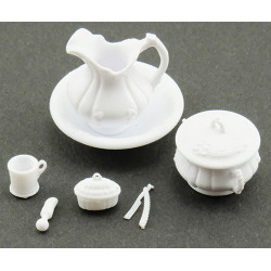 CHAMBER POT SET, 9/PC