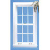 DOUBLE HUNG WINDOW W/MULLIONS