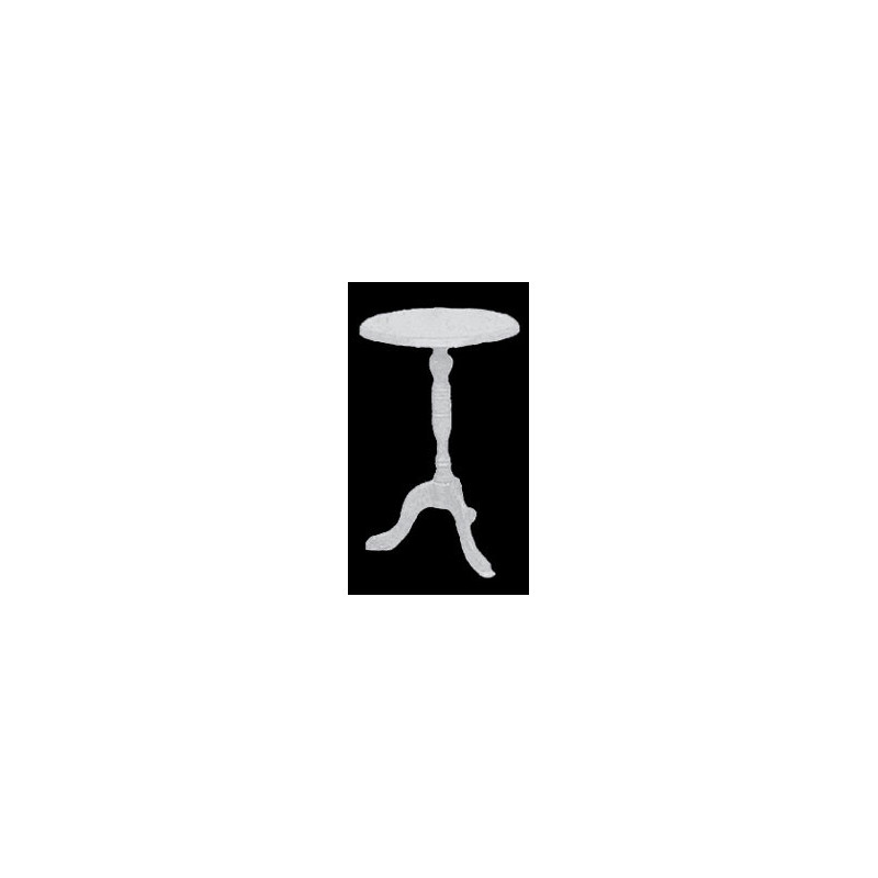 White Candlestick Table