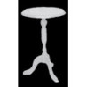 White Candlestick Table