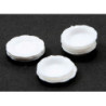 SOUP BOWLS & SALAD PLATES/WHITE, 24PC