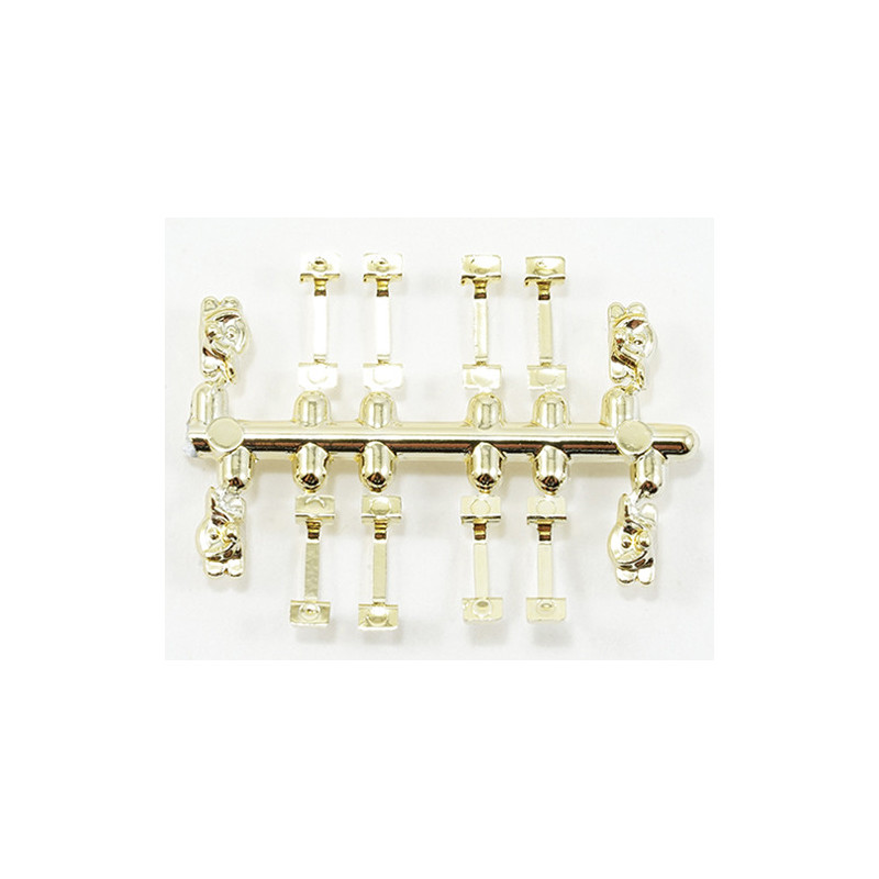 WINDOW HARDWARE GOLD 8 HANDLES/4 LOCKS