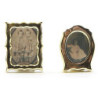 GOLD FRAMES W/PHOTOS