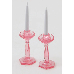 CANDLESTICKS, PINK