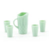 PITCHER & GLASSES SET, JADITE