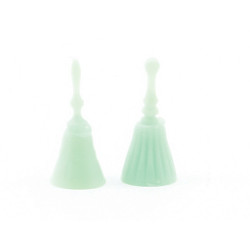 DINNER BELL, 2PC JADITE