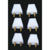 MALE PLUG, 6/PK