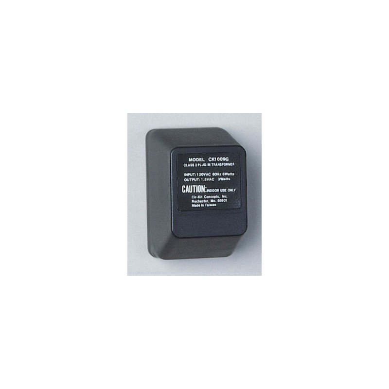 1.5 PLUG-IN TRANSFORMER, 3 VOLT