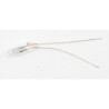12 V. MICRO-FLAME BULB, SHORT LEADS