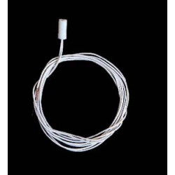 3/16 CANDLE SOCKET W/12 IN. BROWN WIRE