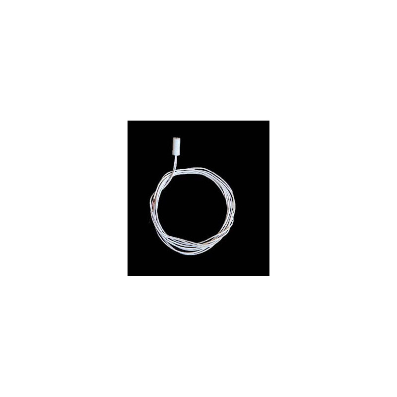 3/16 CANDLE SOCKET W/12 IN. VARN. WIRE