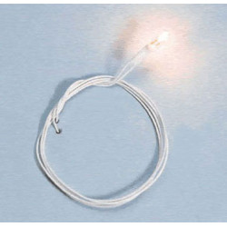 GOW BULB W/8 INCH WHT WIRE, 3V