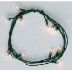 SSN: CLEAR XMAS BULB STRING