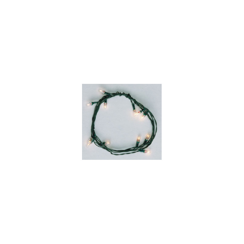 SSN: CLEAR XMAS BULB STRING
