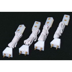 SINGLE RECEPTACLE EXT CORDS, 4/PK