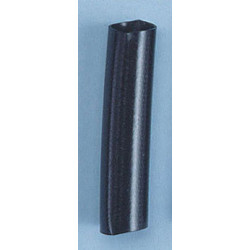 BLACK HEAT SHRINK TUBES, 3/16 IN I.D.6PK