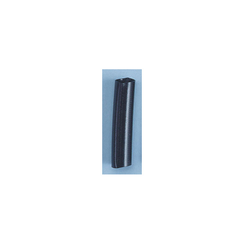 BLACK HEAT SHRINK TUBES, 3/16 IN I.D.6PK